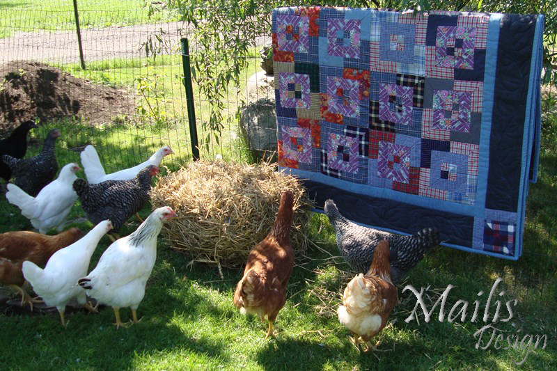 Patchwork Quilt, bedcover, Mailis Design