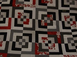 Lapitekk Karl, palkmaja tehnika, log cabin quilt 