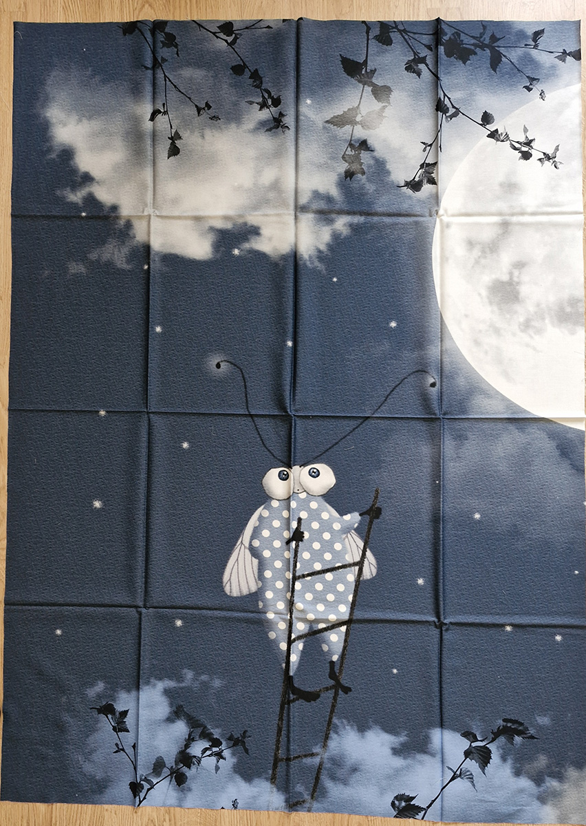 Laste voodipesu kupongid, tumesinine 104 x 140 cm
