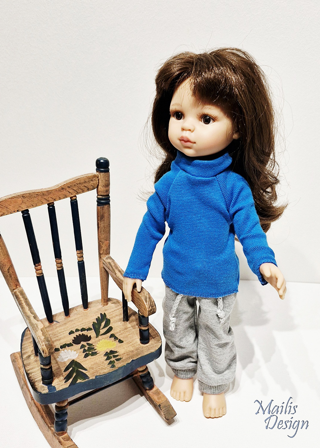Nuku pullover, tumesinine, Paola Reina 32 cm